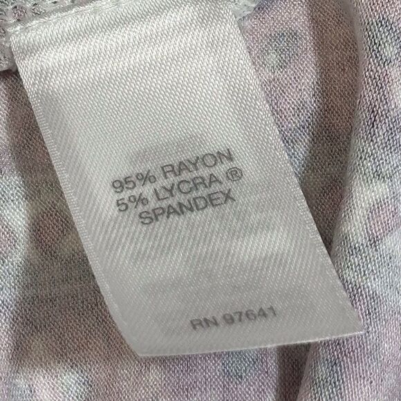 J. Jill Wearever Boxy Top Red White Black Floral Small Petite SP Casual Office - Picture 9 of 10